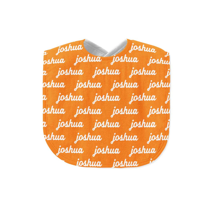 utk orange personalized bib 