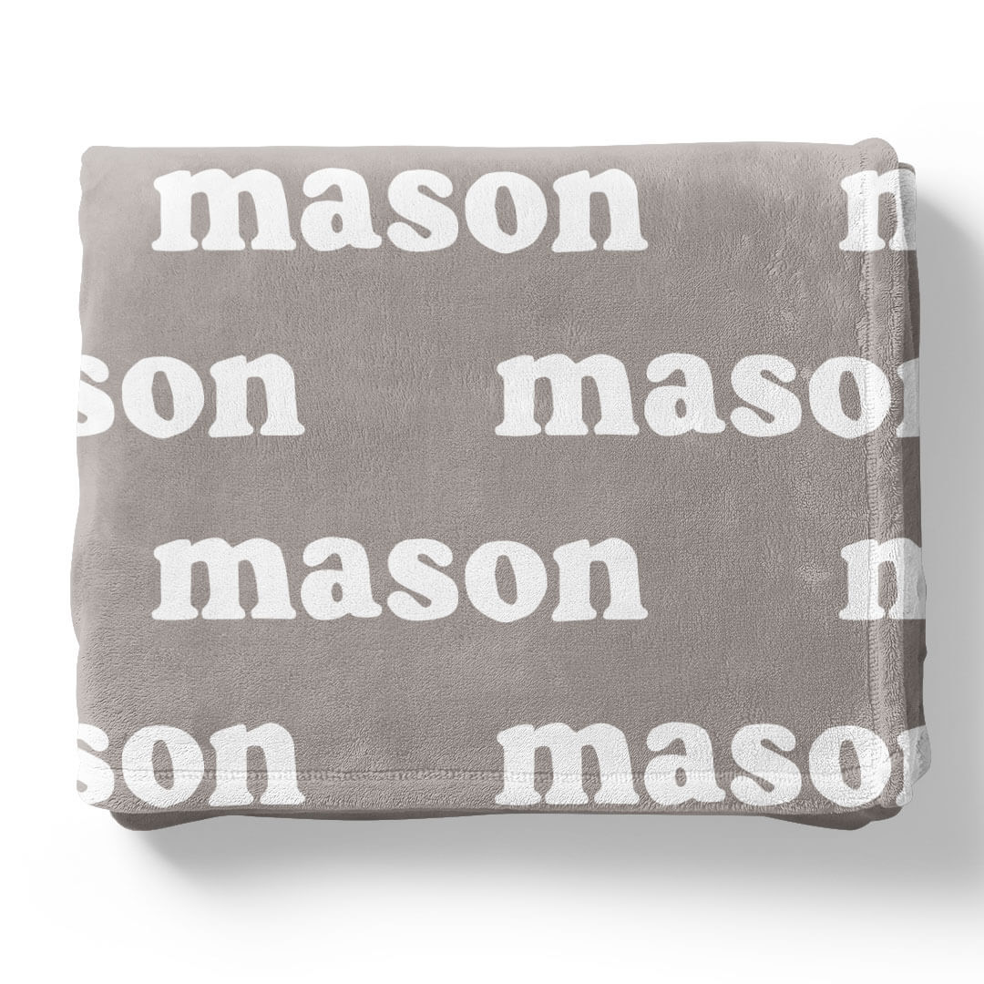 Pastel Neutrals Personalized Color Blanket