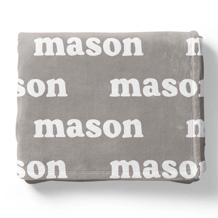Pastel Neutrals Personalized Color Blanket