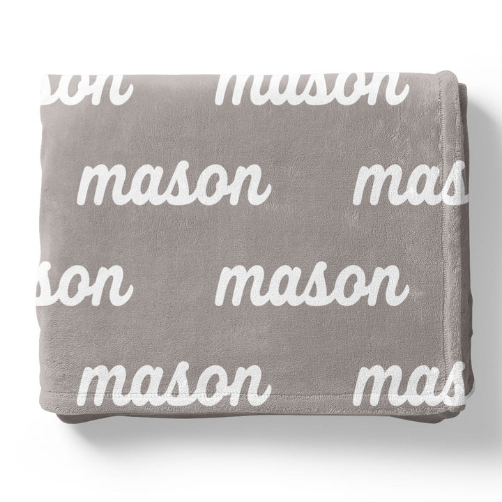 Pastel Neutrals Personalized Color Blanket