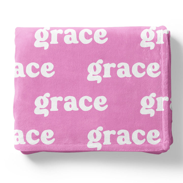 Personalized Color Blanket | Bright Neons