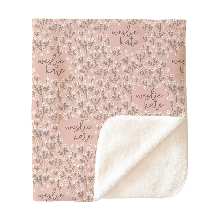 Weslie's Wildflower Personalized Kids Blanket