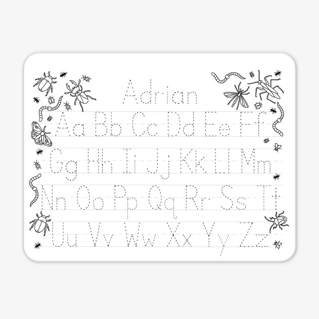 Kids Personalized Whiteboard | Doodle Bugs