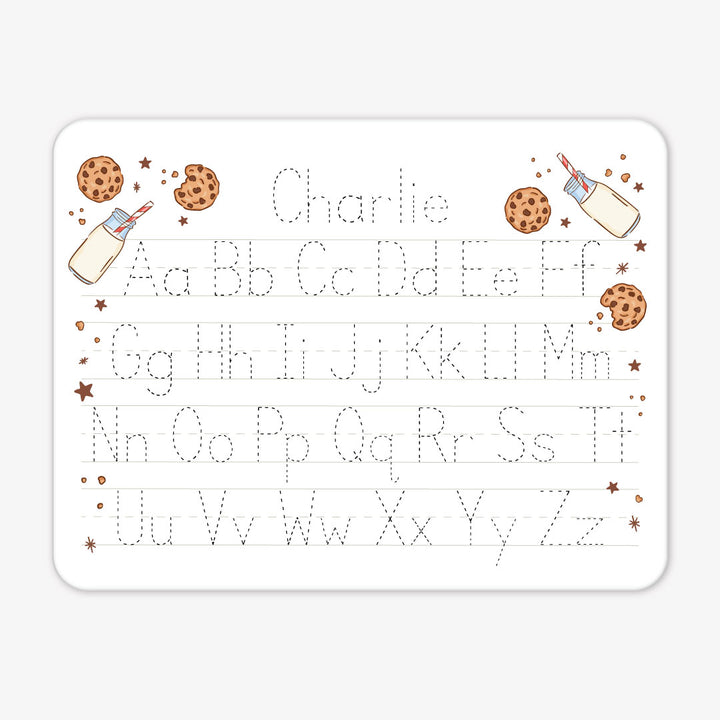 cookie cuddles personalized alphabet whiteboard for kids 