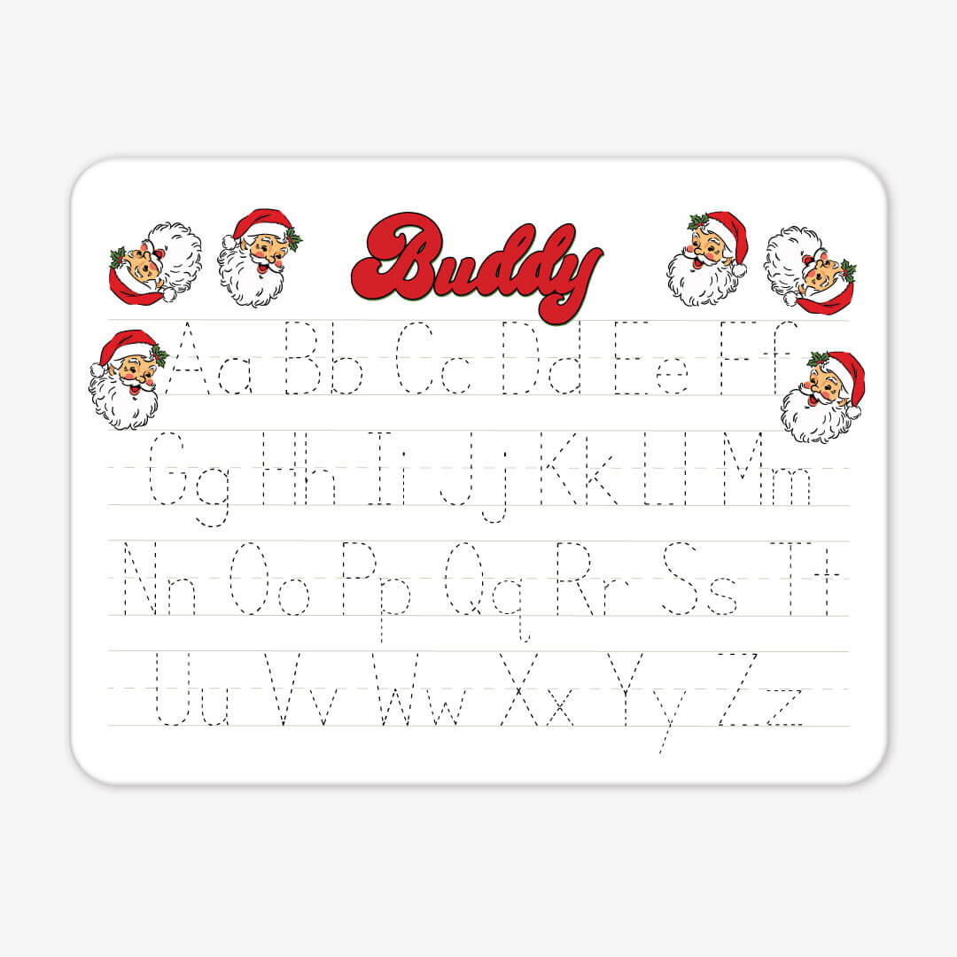 Kids Personalized Whiteboard | Santa Claus Lane