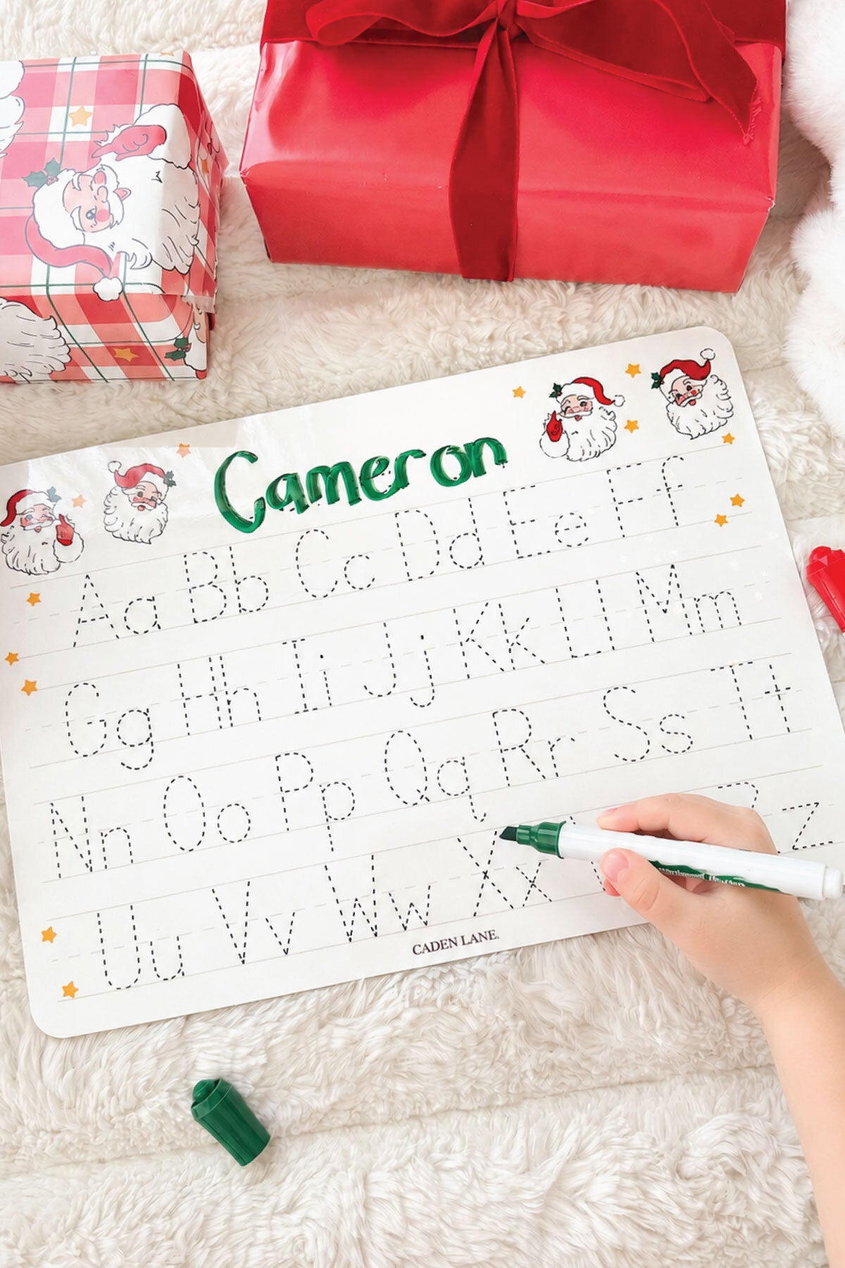 Personalized Christmas Whiteboard | Cozy Claus