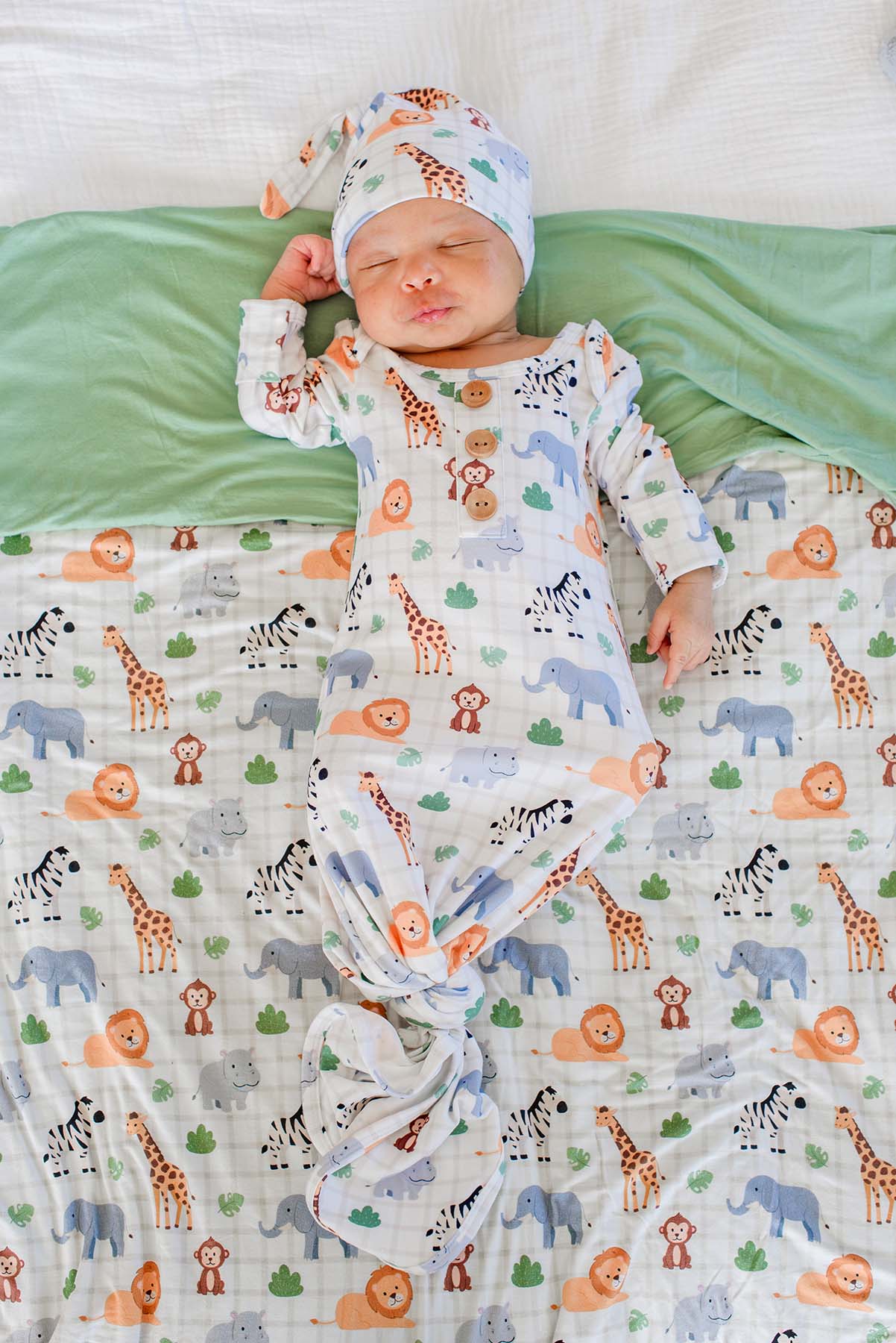 Bamboo Knotted Gown & Hat Set | Wild Child