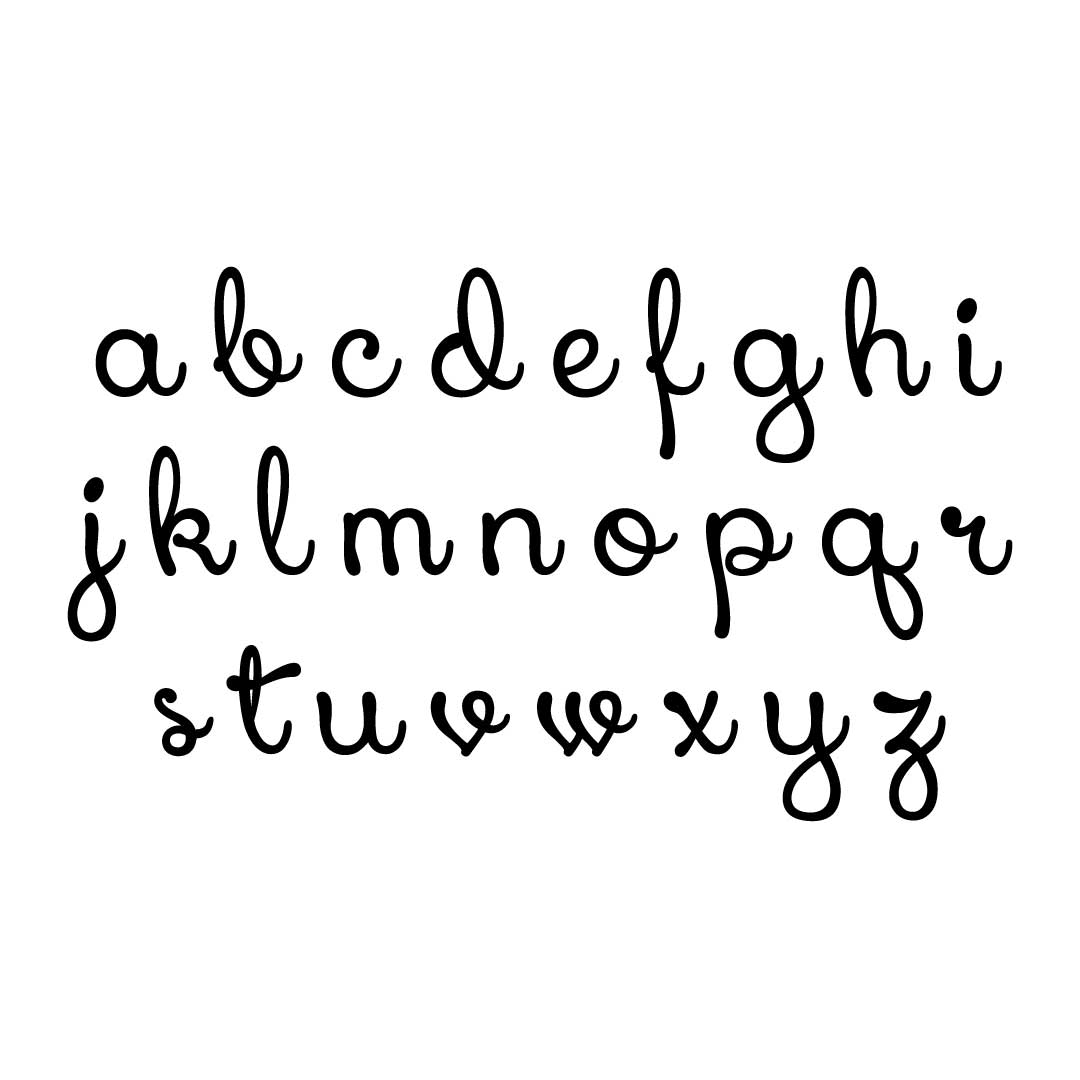 xiomara lowercase font 