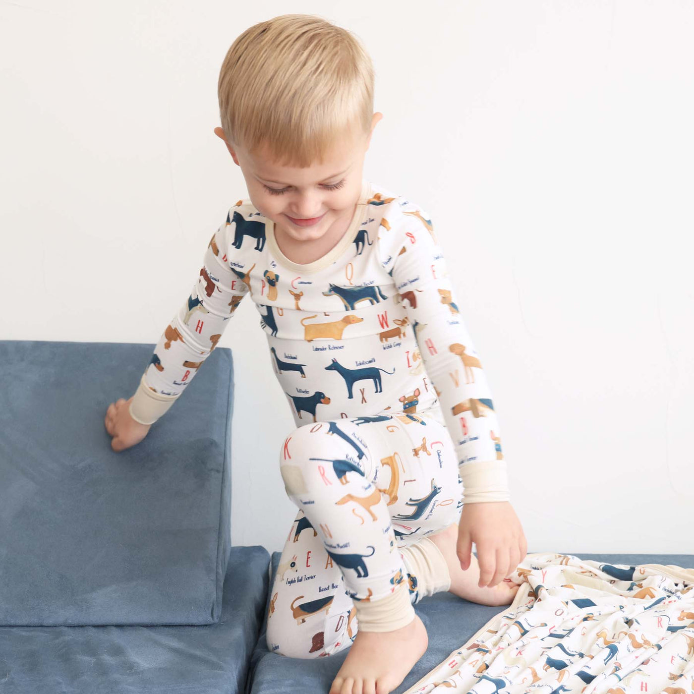 dog pajamas for kids with letters 