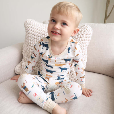 alphabet pajamas for kids with letters 