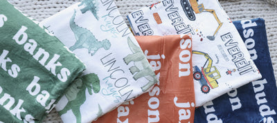 Personalized name blankets