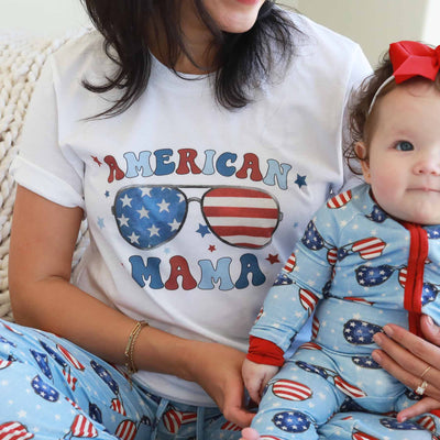 american mama sunglasses tee for the 4th of july 