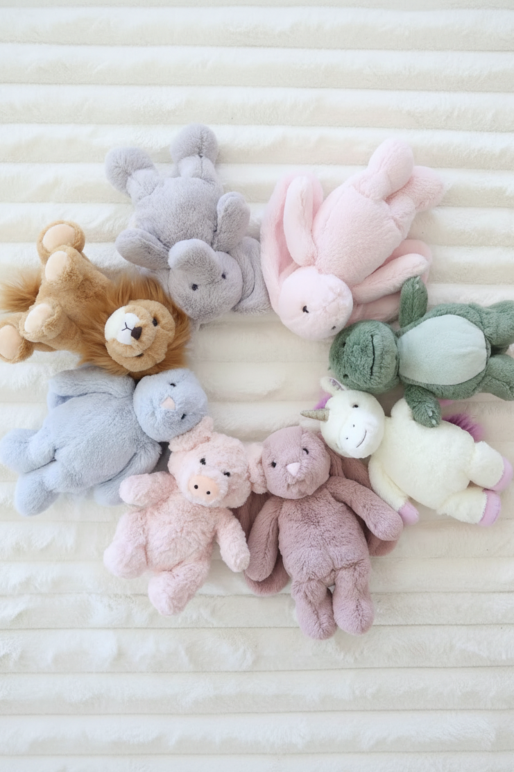 Embroidered Large Cuddle Plush Friends | Honey Bunny