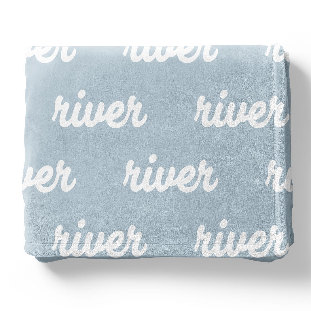 Baby Blues Personalized Color Blanket