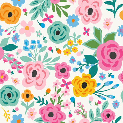 Pretty Poppies Personalized Kids Blanket