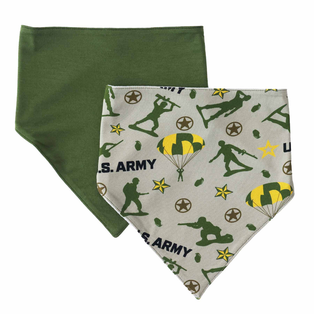 army baby bibs