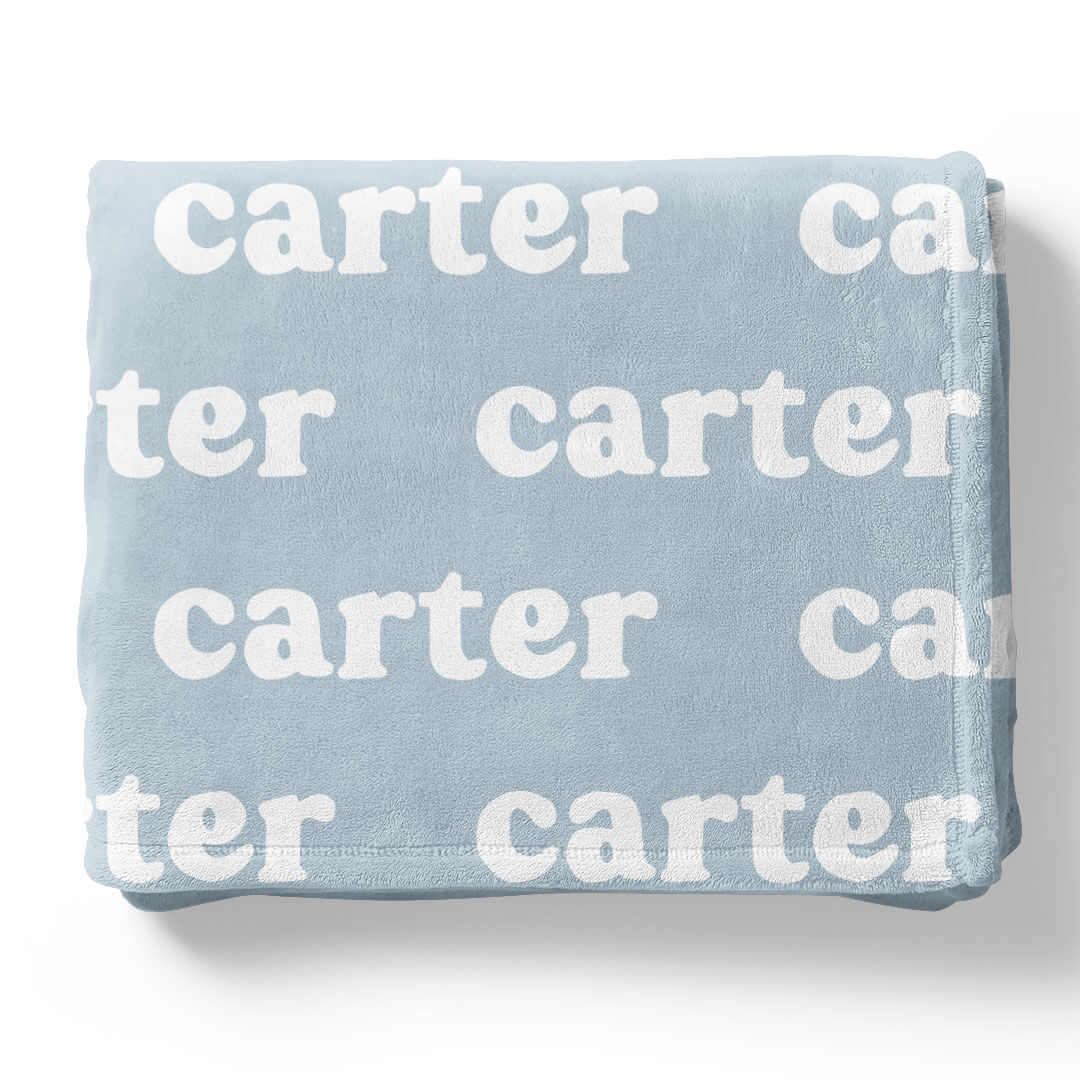 Baby Blues Personalized Color Blanket