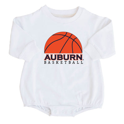 auburn basketball graphic sweatshirt bubble romper