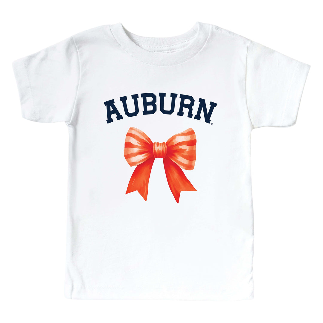 Auburn University | Footballs & Bows Kids Graphic Tee