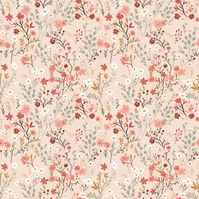 Autumn Blooms Personalized Kids Blanket