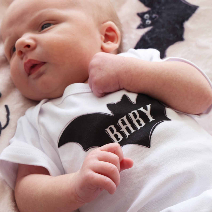 baby bat graphic bodysuit for babies halloween