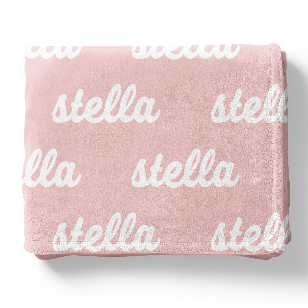 Personalized Color Blanket | Ballet Pink