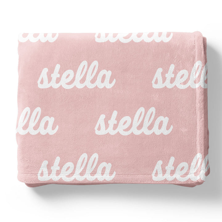 Personalized Color Blanket | Ballet Pink