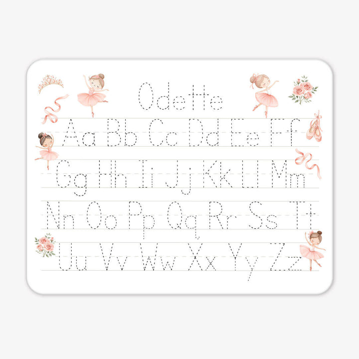 ballet personalized whiteboard for kids 