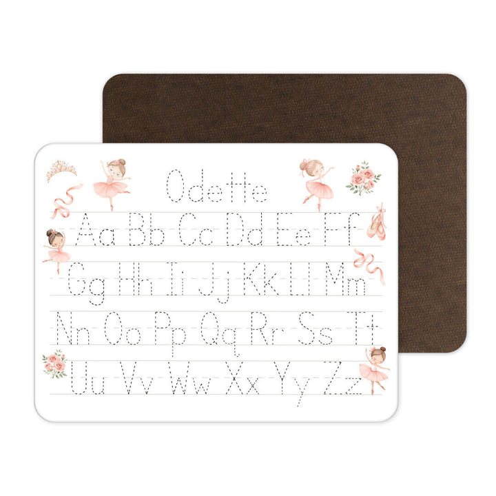 ballet themed personalized whiteboard for girls 