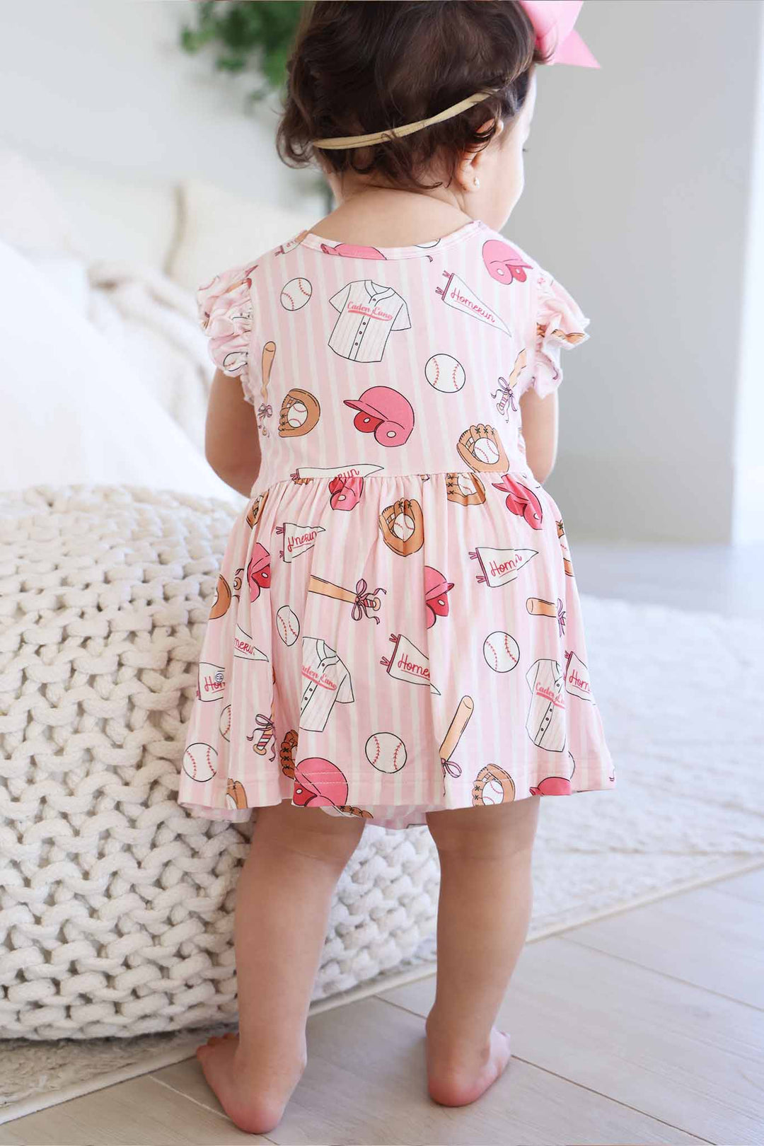 ballpark babes twirl skirt bodysuit sibling matching 