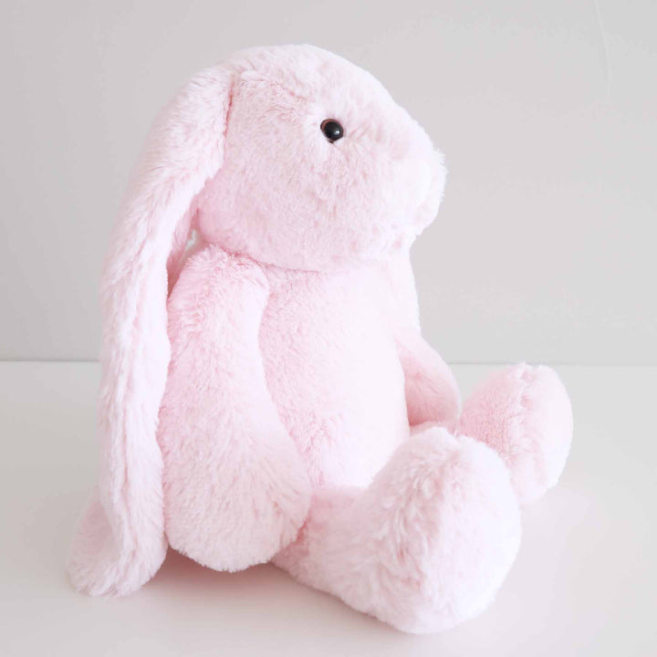 barely pink oversized stuffed bunny for girls 