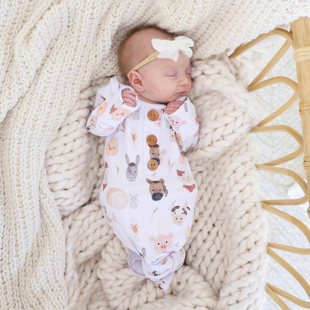 farm animal newborn outfit