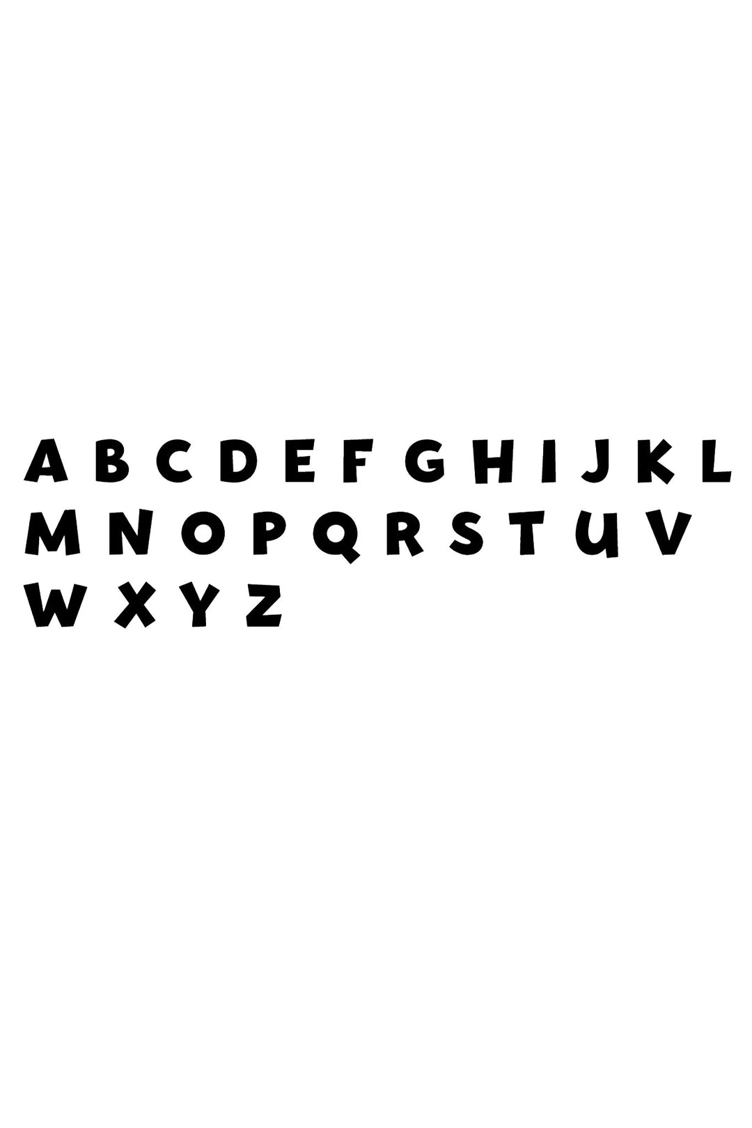 font style reference for personalization