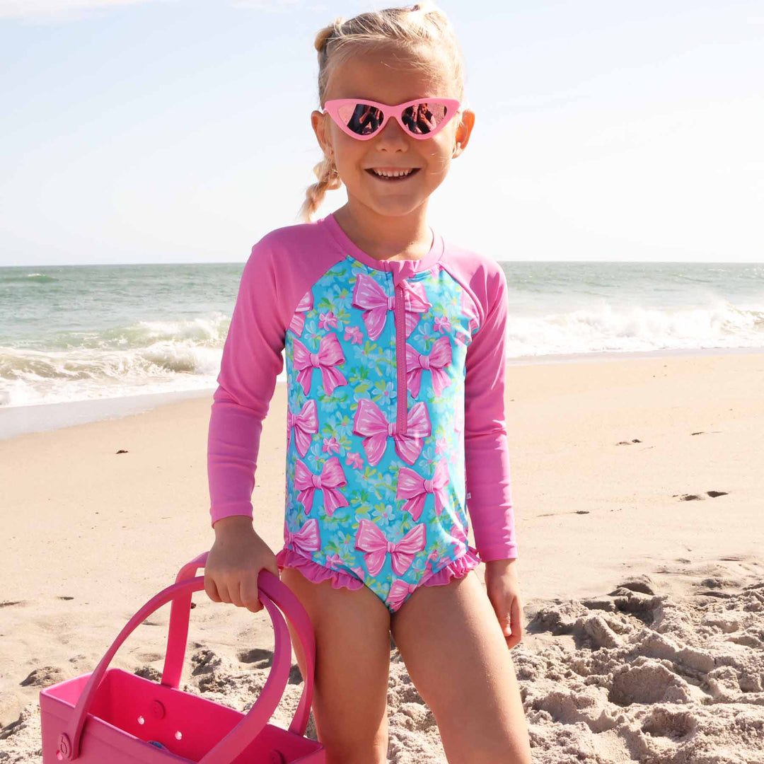 Baby Rash Guard GYRATEDREAM Girls Two Piece Rash Guard Swimsuit