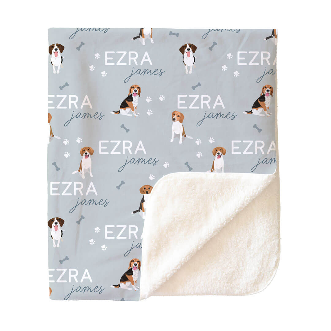 Personalized Kids Blankets | Dog Breeds
