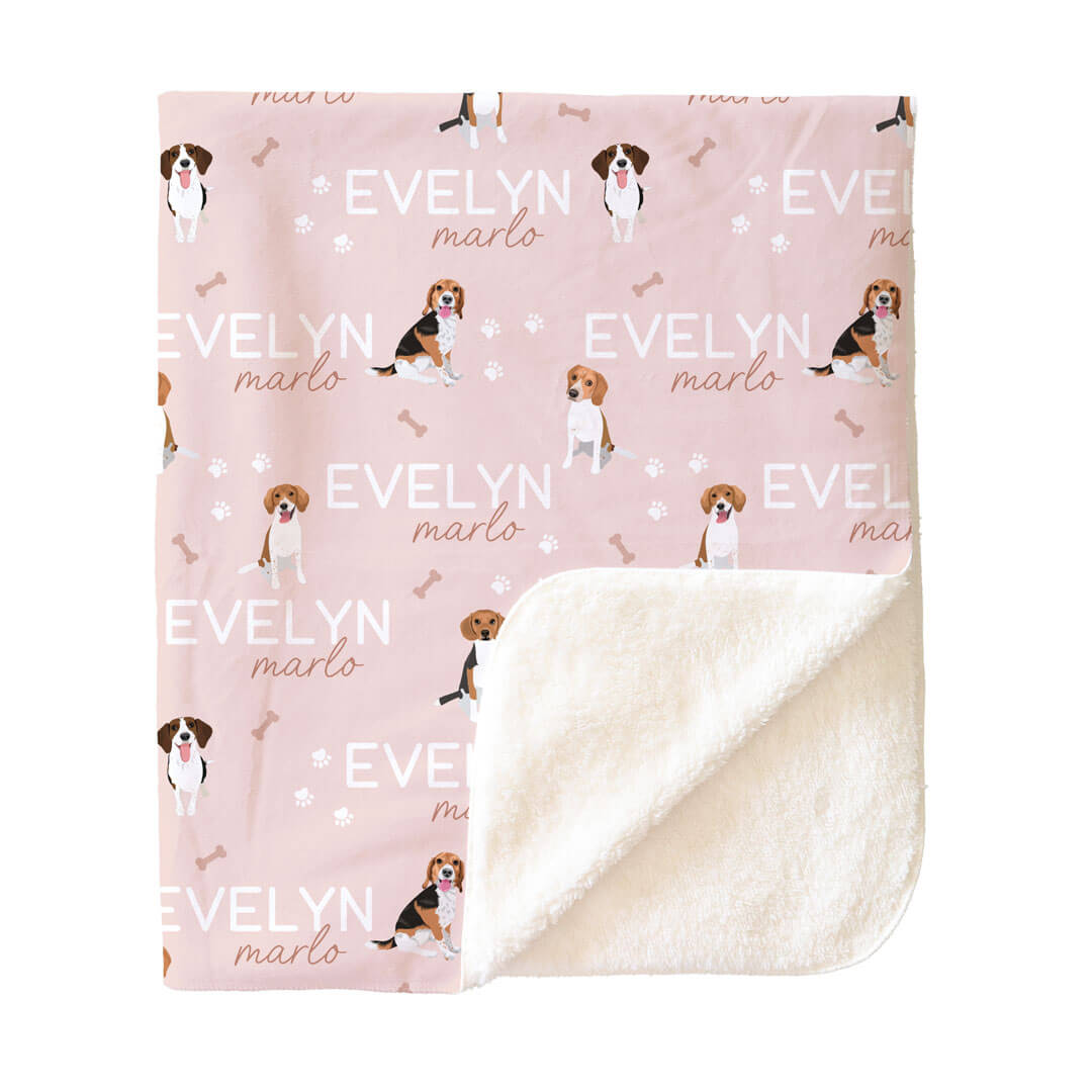 Personalized Kids Blankets | Dog Breeds