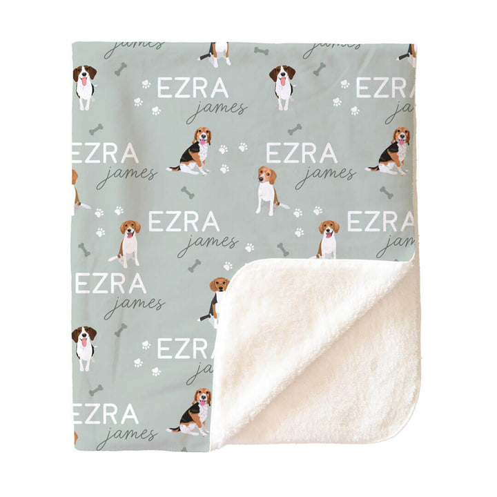 Personalized Kids Blankets | Dog Breeds