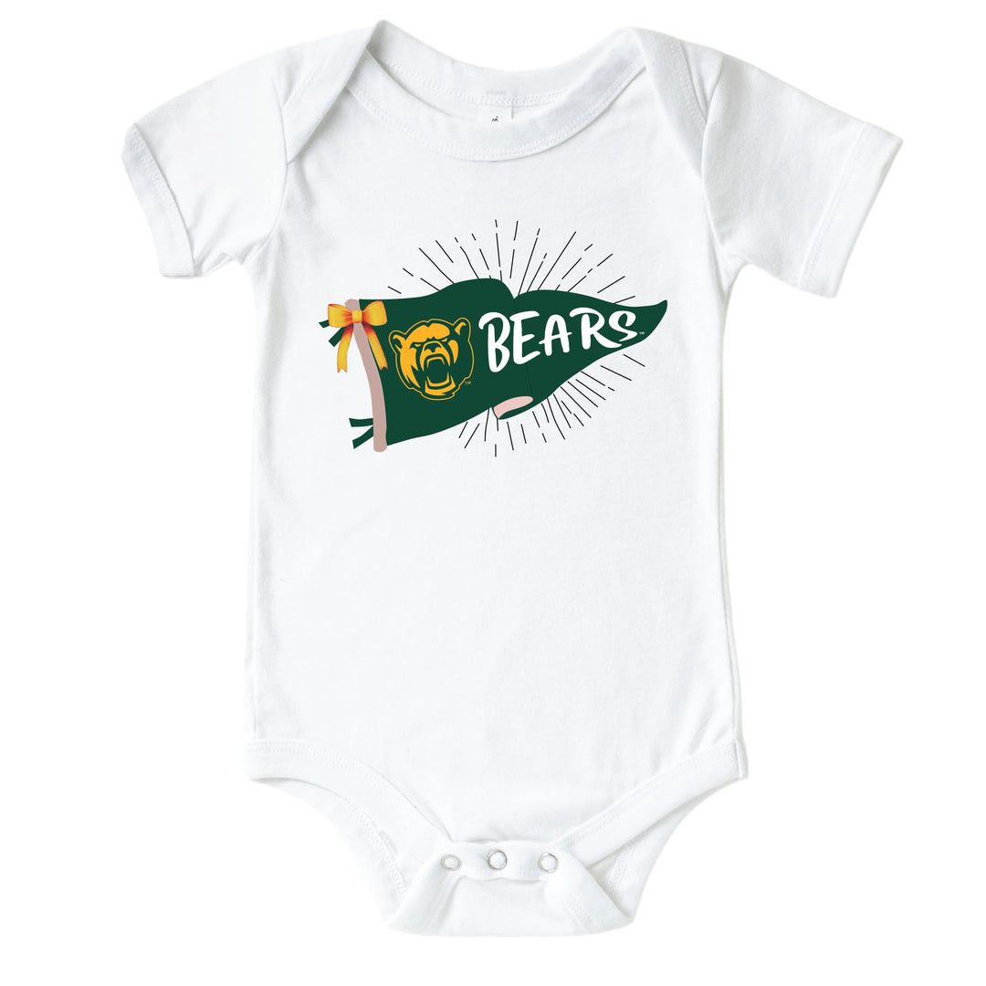 Baylor University | Footballs & Bows Graphic Bodysuit