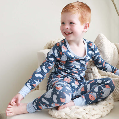 bearly asleep two piece pajamas for toddlers