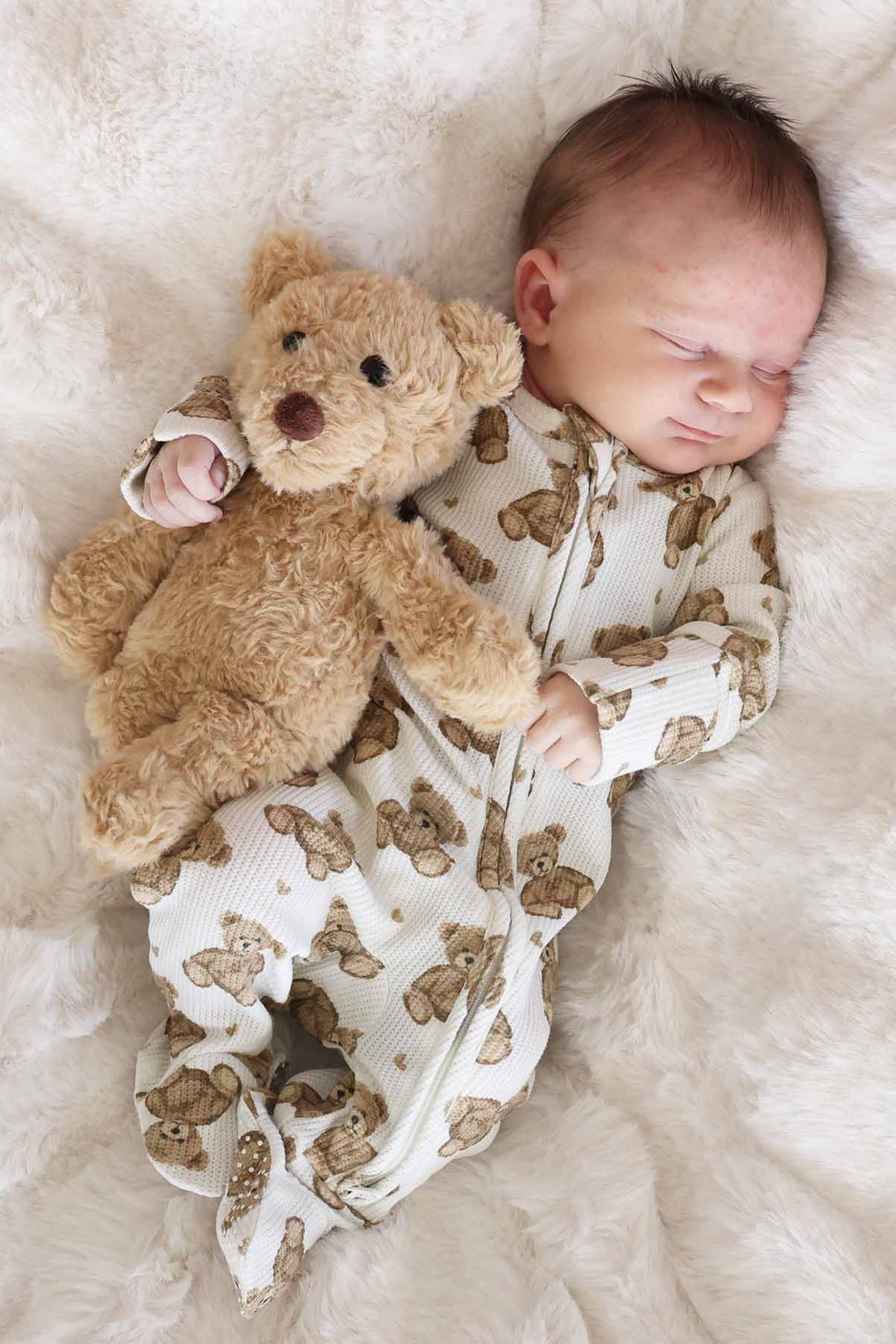Honey Bears Zipper Footie Bundle