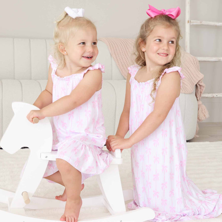 beauty sleep bow nightgown for girls 