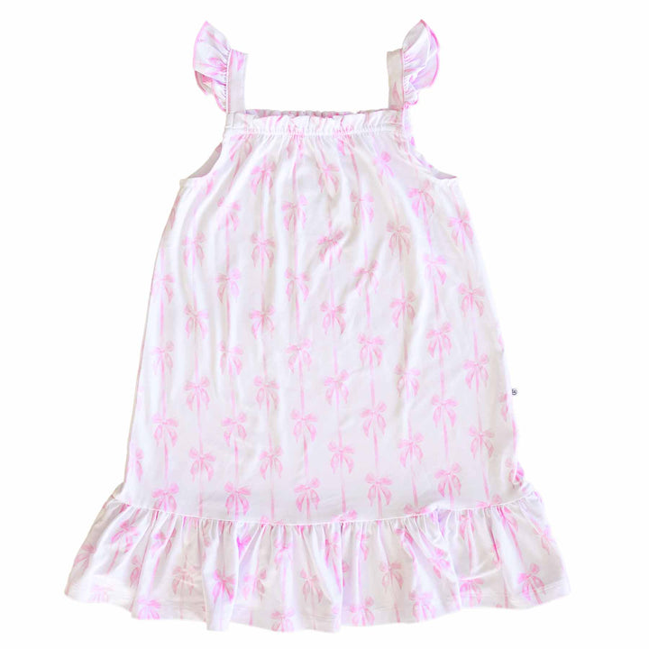 bow nightgown for girls