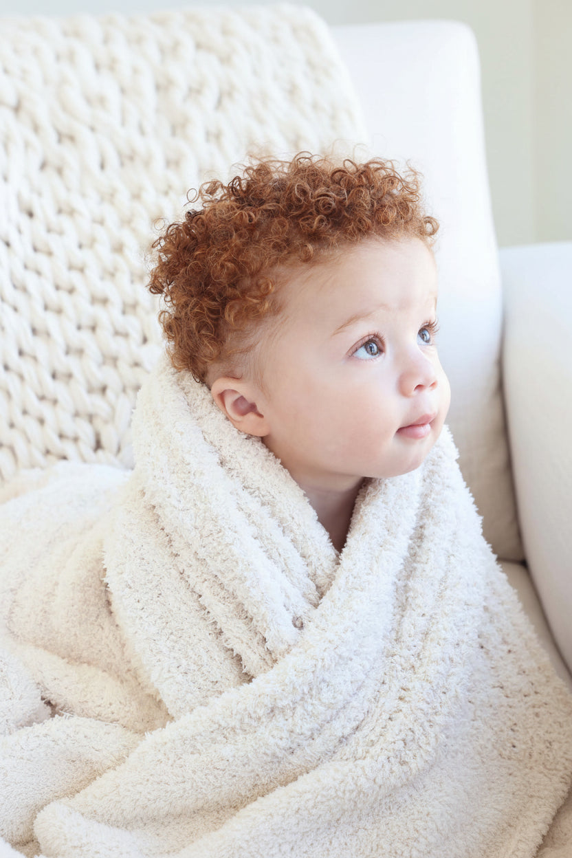 CuddleLane™ Luxe Blankets in Shell | Caden Lane