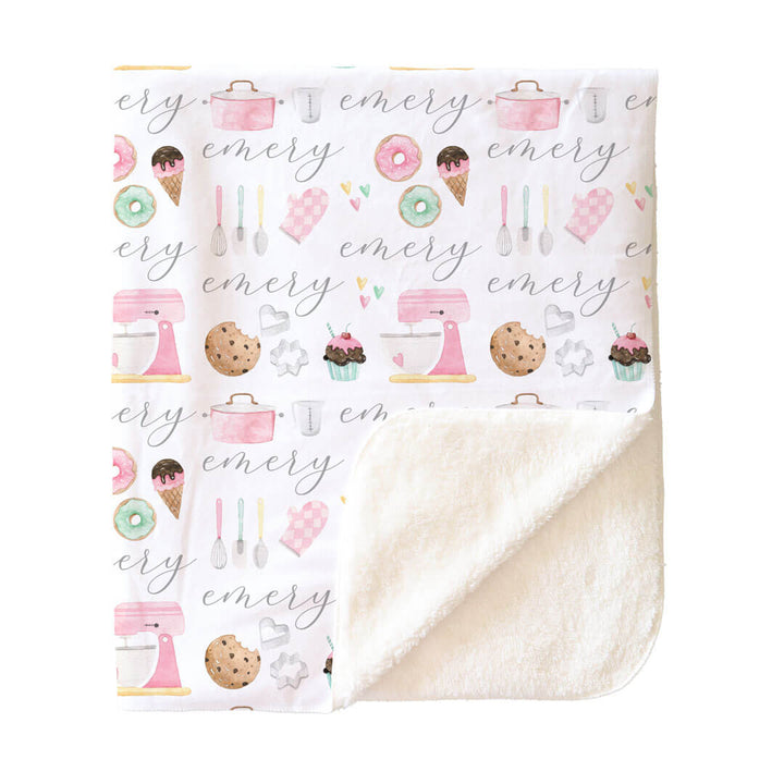 Bella's Bake Shop Personalized Toddler Blanket