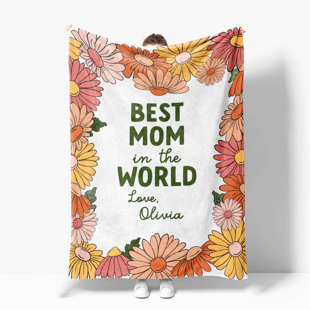 personalized blanket for moms 