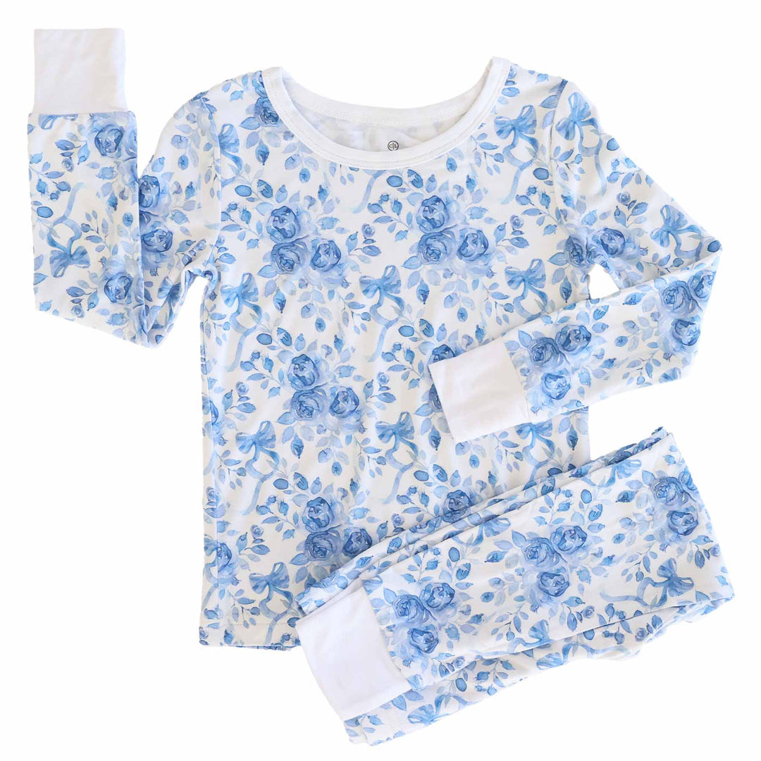 betsy's blooms two piece pajama set 