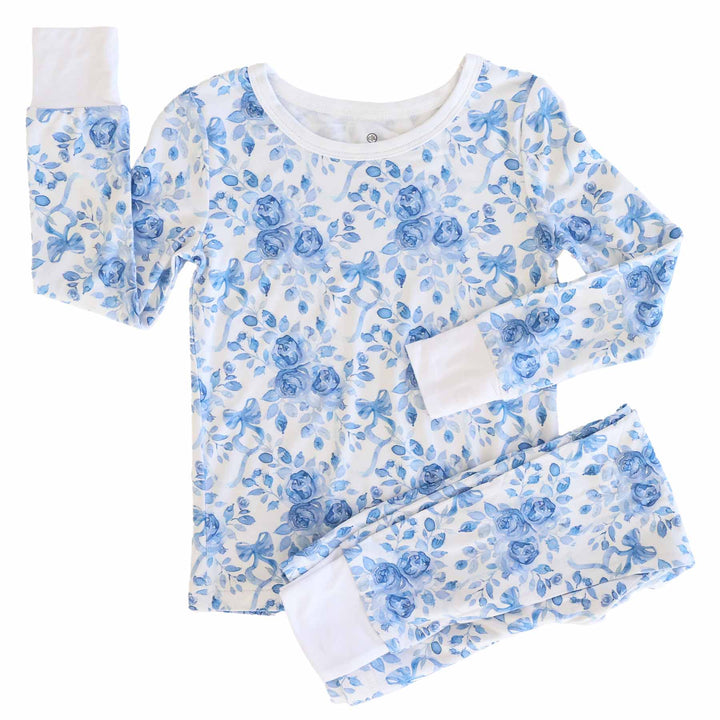 betsy's blooms two piece pajama set 