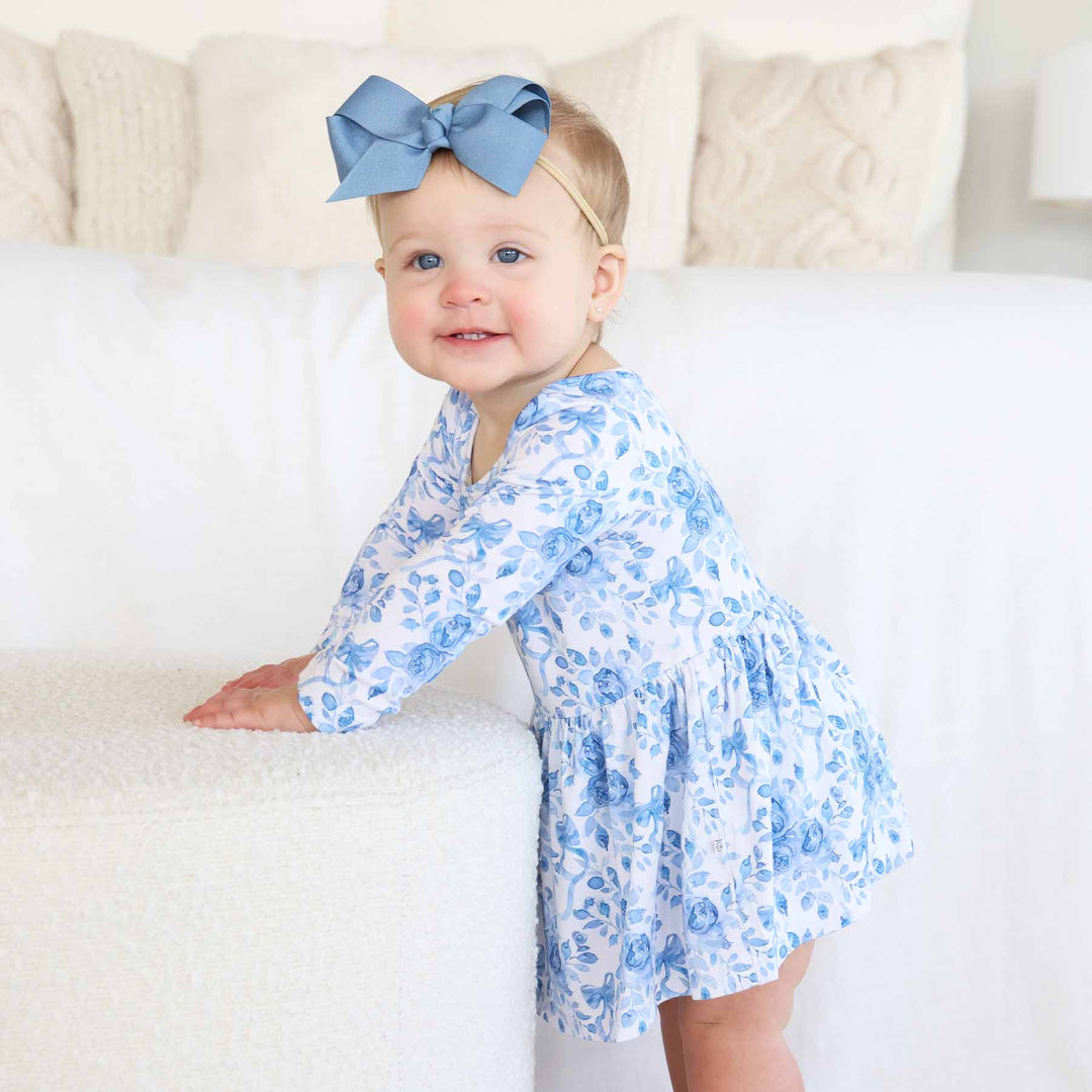 betsy's blooms long sleeve twirl bodysuit 
