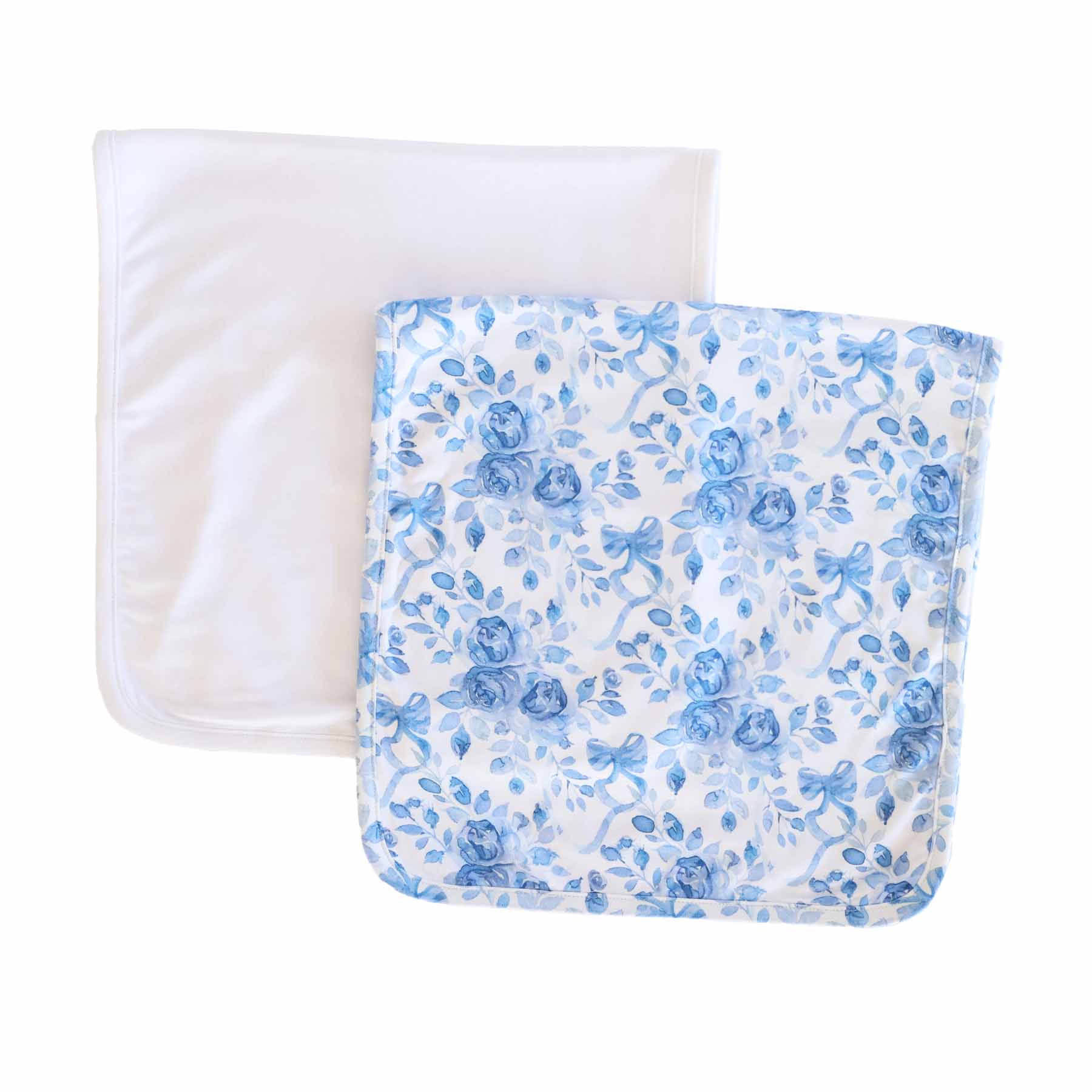 Betsy's Blooms 2pc Burp Cloth Set