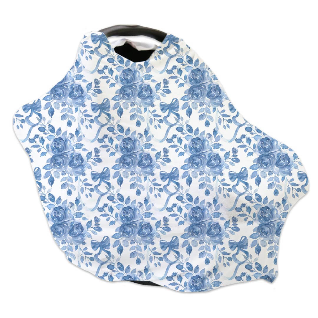 Betsy's Blooms Multi-Use Stretchy Car Seat & Nursing Cover